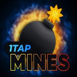 1Tap Mines logo – Casino Games by Turbo Games at Nine Casino