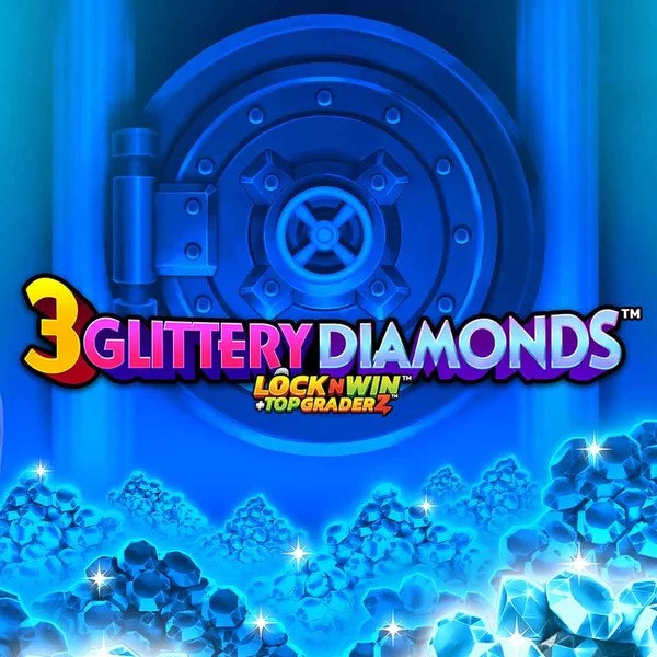 3 Glittery Diamonds game by PearFiction Studios – logo hosted on Nine Casino