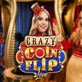 Crazy Coin Flip logo by Evolution at Nine CasinoCrazy Coin Flip