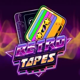 Retro Tapes logo by Push Gaming at Nine CasinoRetro Tapes