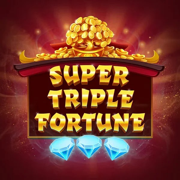 Super Triple Fortune slot logo by Greentube at Nine Casino